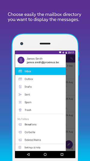 Proximus Mail Screenshot 3