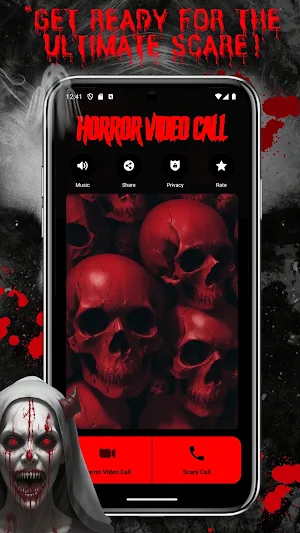 Horror Video Call Prank Screenshot 0