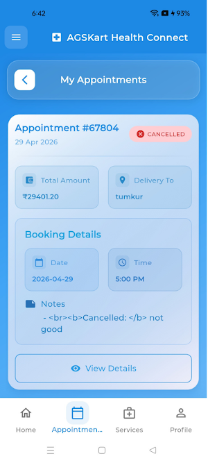 AGSKart Health Connect Screenshot 3