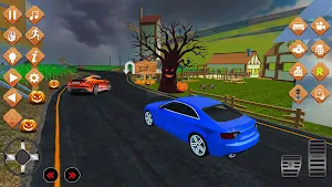 Spooky Village Halloween Drive Screenshot 2