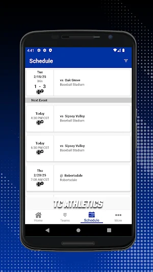 Tuscaloosa County Athletics Screenshot 1