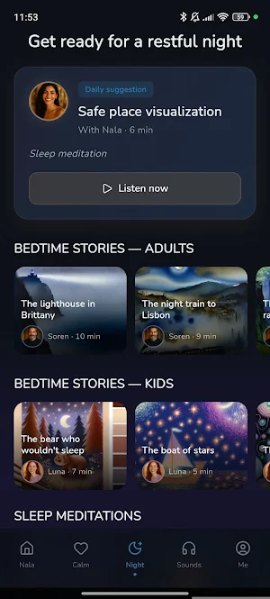Nala - Sleep & Meditation Screenshot 3