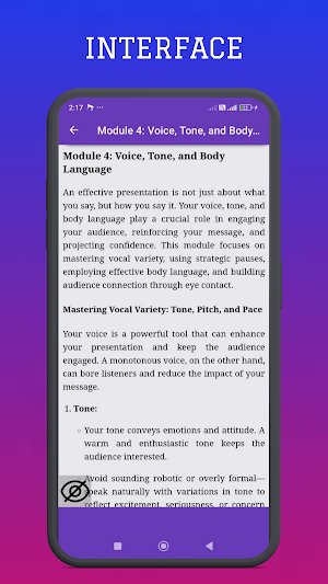 Presentation Skills Screenshot 3