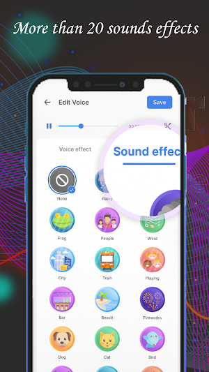 Voice Changer special effects Screenshot 0