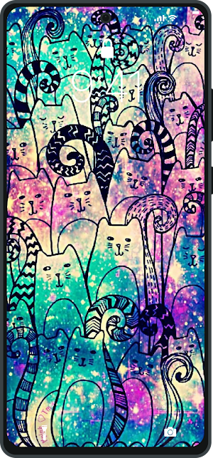 Glitter Cat Wallpapers Screenshot 2
