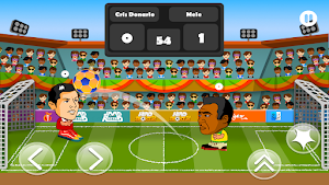Head Football-Head Ball Soccer Screenshot 1