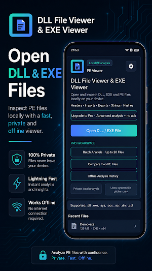 DLL File Viewer & EXE Viewer Screenshot 0