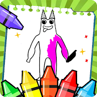 Banban Monster Garden Coloring