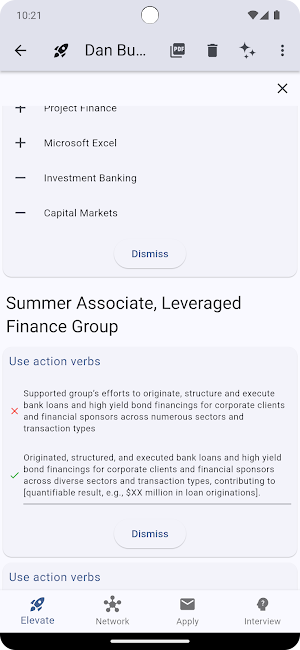 Candidus - job/interview prep Screenshot 1