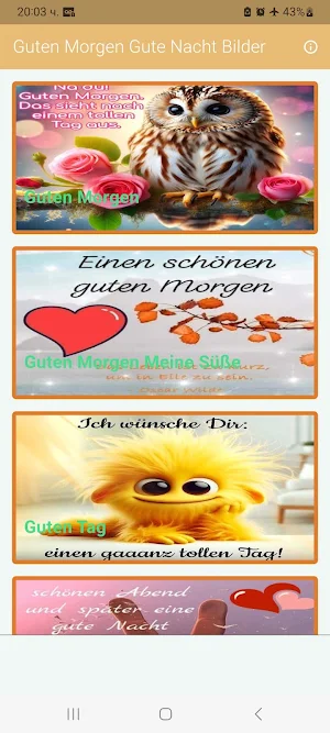 Guten Morgen Gute Nacht Bilder Screenshot 0