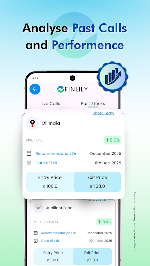Finlily - SEBI RA Stock Calls Screenshot 2