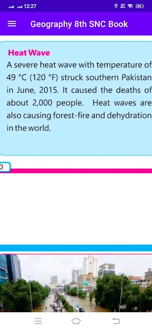 Geography Class 8th SNC Book Screenshot 2
