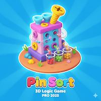 Pin Sort 3D Logic Game