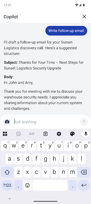 Alpharun — AI sales coach Screenshot 2