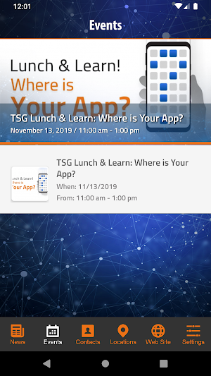 TSG Connect Screenshot 3