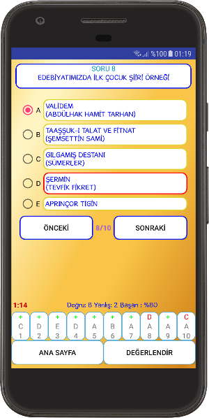 Edebiyatta İlkler (%100 Öğren) Screenshot 2