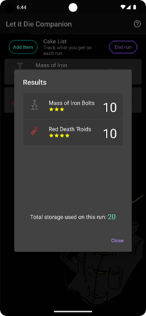 Let it Die Companion Screenshot 3