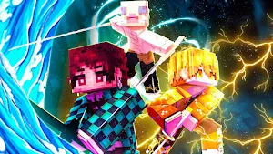 Tanjiro Demon Slayer Skin MCPE Screenshot 0