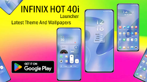Launcher INFINIX HOT 40i Theme Screenshot 0