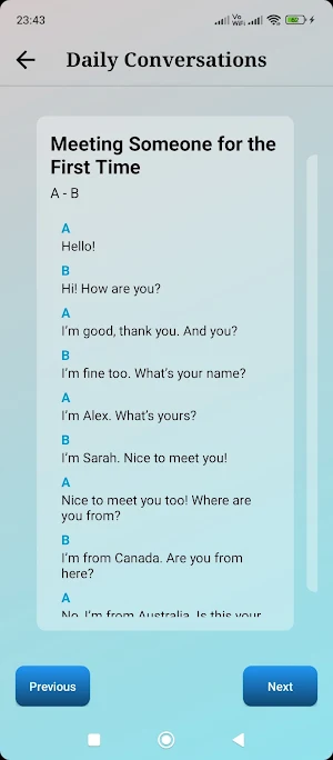 Basic English Learning Screenshot 1