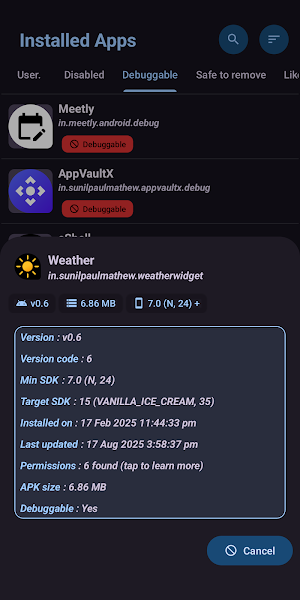 AppVaultX Screenshot 1