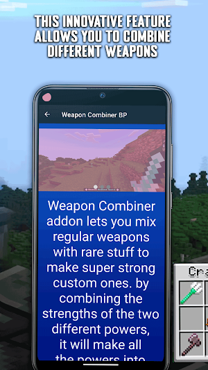 Weapon Combiner Mod for MCPE Screenshot 3