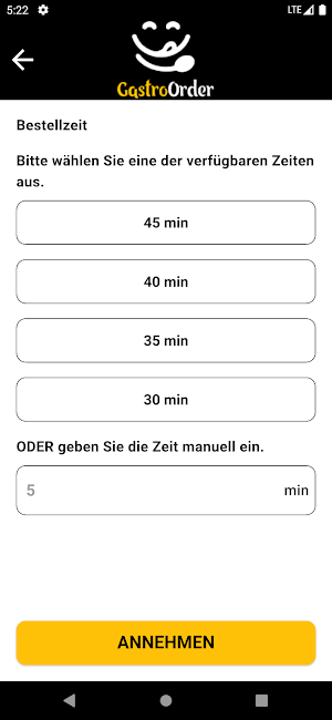 Gastro Order Screenshot 2