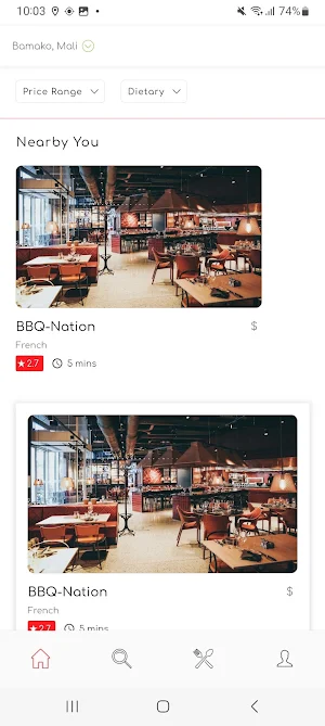 EazyEat Screenshot 1