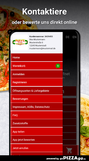 Nave Pizza Service Ingolstadt Screenshot 2