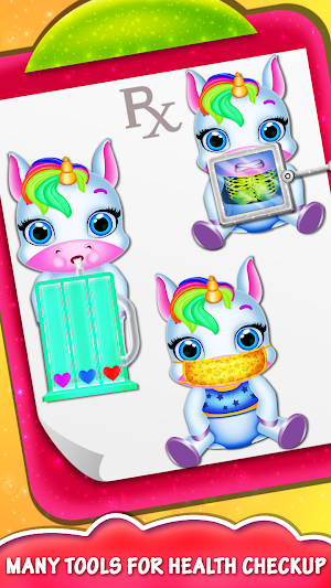 Pregnant Unicorn Mom Care Screenshot 3