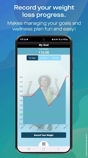 EZDietPlanner Fitness Tracker Screenshot 2