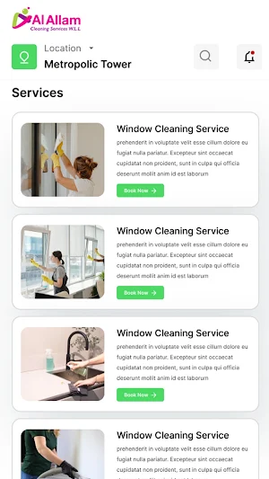 Alallam Cleaning App Screenshot 3