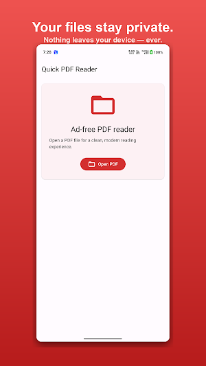 Quick PDF Reader Screenshot 1
