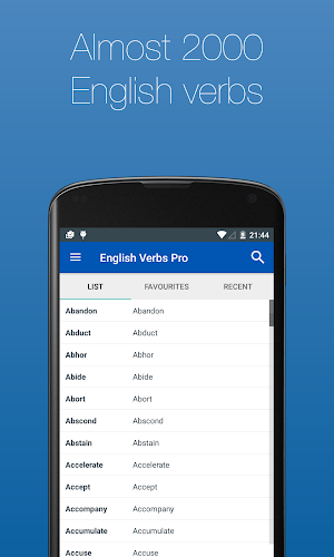 English Verb Conjugator Screenshot 0