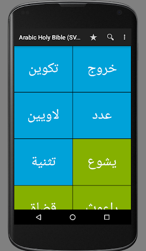 Arabic Holy Bible (SVD) Screenshot 0