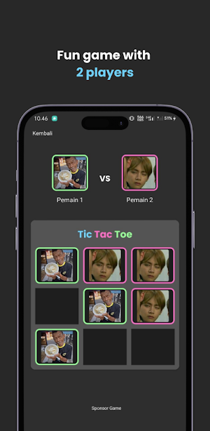 Tic Tac Toe - Tic Tac Face Screenshot 0