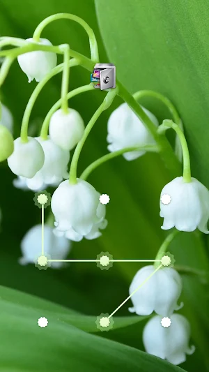 AppLock Theme Lily of the Valley Screenshot 0