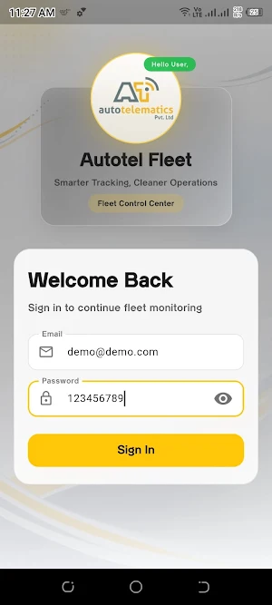 Autotel Fleet Screenshot 1