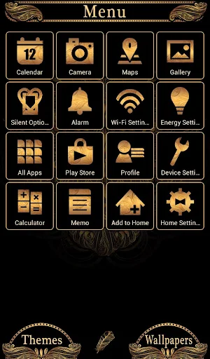 Cool Wallpaper Golden Owl Theme Screenshot 1