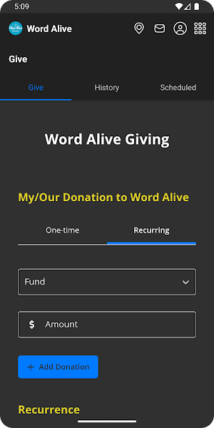 Word Alive Bible Church Screenshot 1