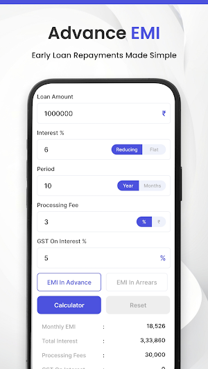 PROEMI - EMI Loan Calculator Screenshot 0