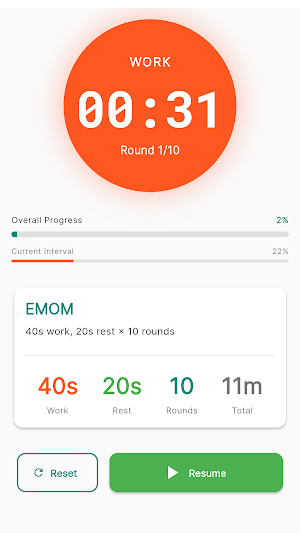 Flow AI: Low Impact HIIT Coach Screenshot 0