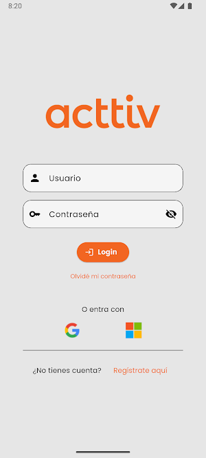 Acttiv APP Screenshot 0