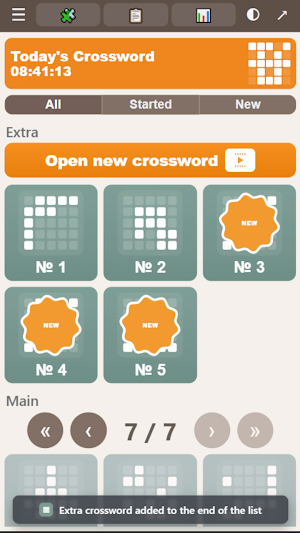 Crosswords: Big Collection Screenshot 3