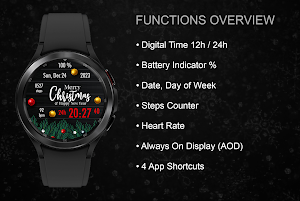 EY21 Merry Christmas WatchFace Screenshot 2