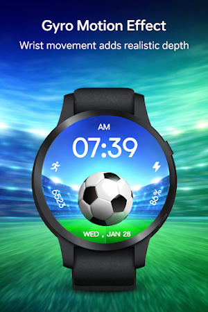 Sport Football Watch Face Screenshot 2