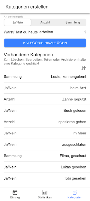 Statistiken Screenshot 1