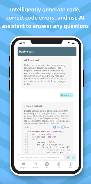 KtCoder - Kotlin IDE with AI Screenshot 3