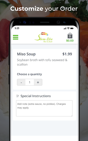 Siam Rice Thai & Sushi Screenshot 2