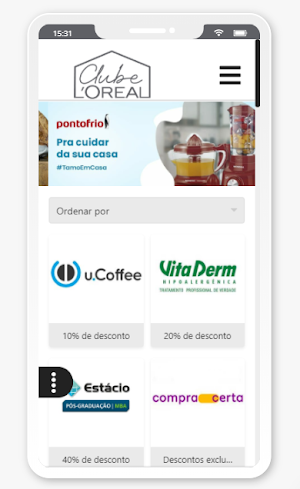 Clube de Benefícios L'Oréal Screenshot 0